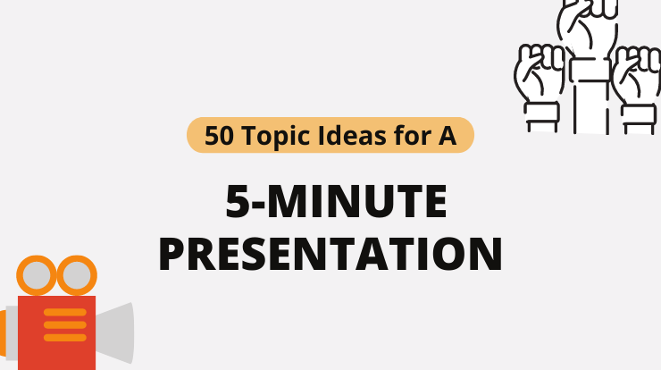 5 minute presentation in words